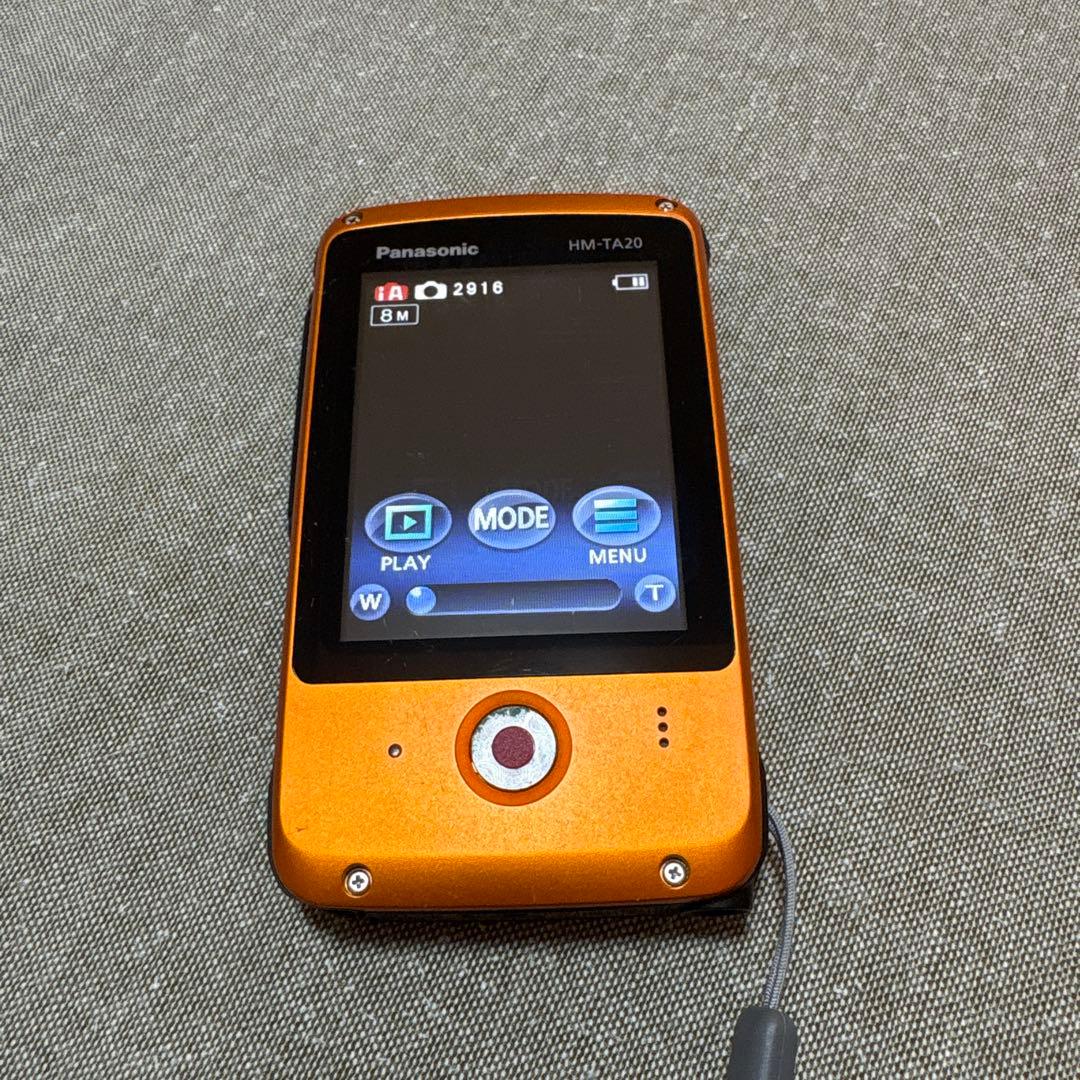 Panasonic HM-TA20 フルHD 耐衝撃　防水 水中動画撮影可　取説