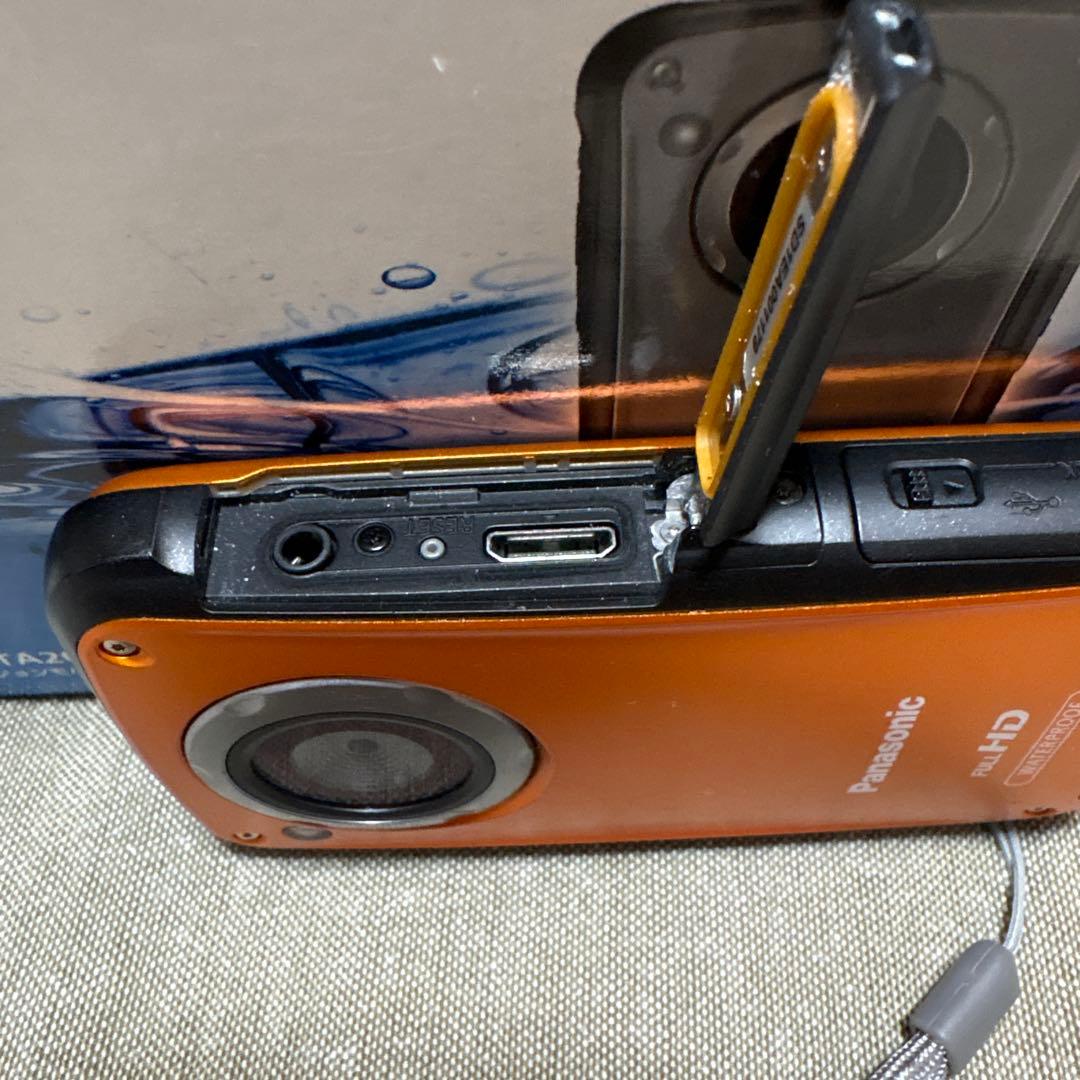 Panasonic HM-TA20 フルHD 耐衝撃　防水 水中動画撮影可　取説