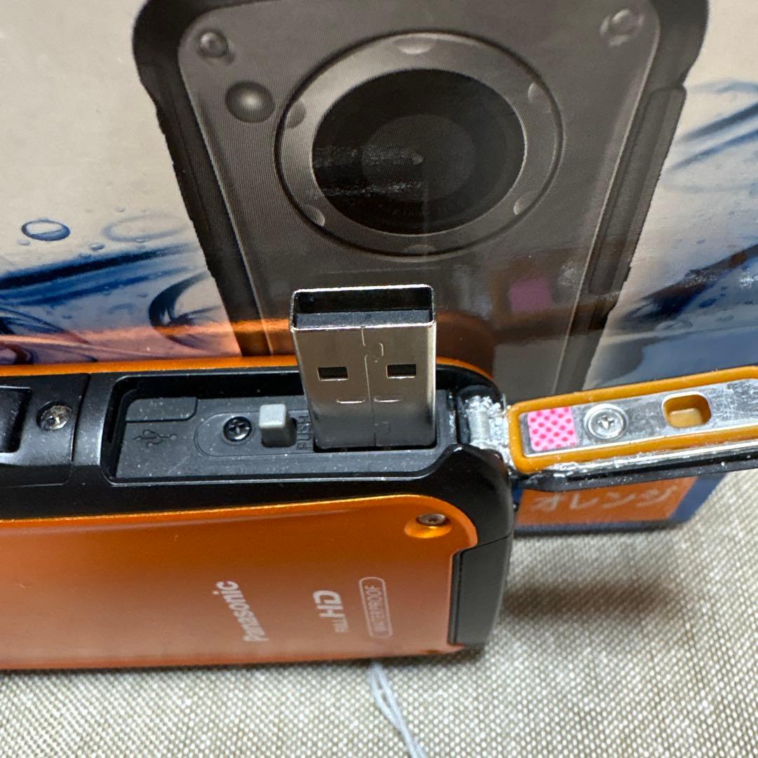 Panasonic HM-TA20 フルHD 耐衝撃　防水 水中動画撮影可　取説