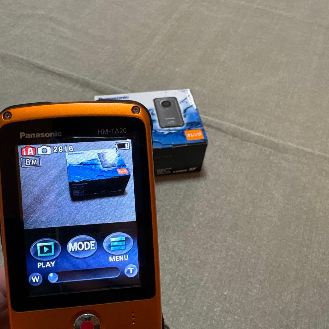 Panasonic HM-TA20 フルHD 耐衝撃　防水 水中動画撮影可　取説