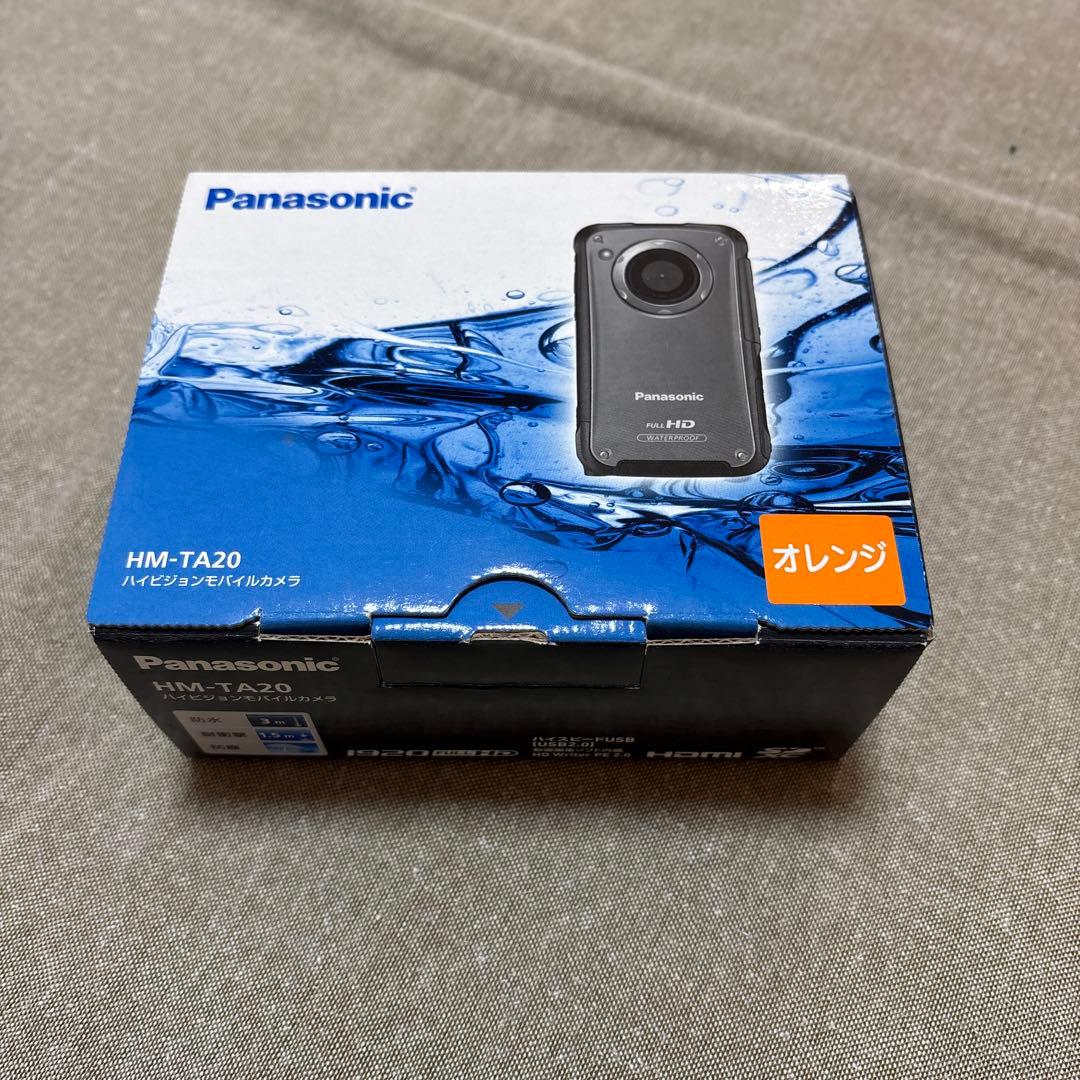 Panasonic HM-TA20 フルHD 耐衝撃　防水 水中動画撮影可　取説