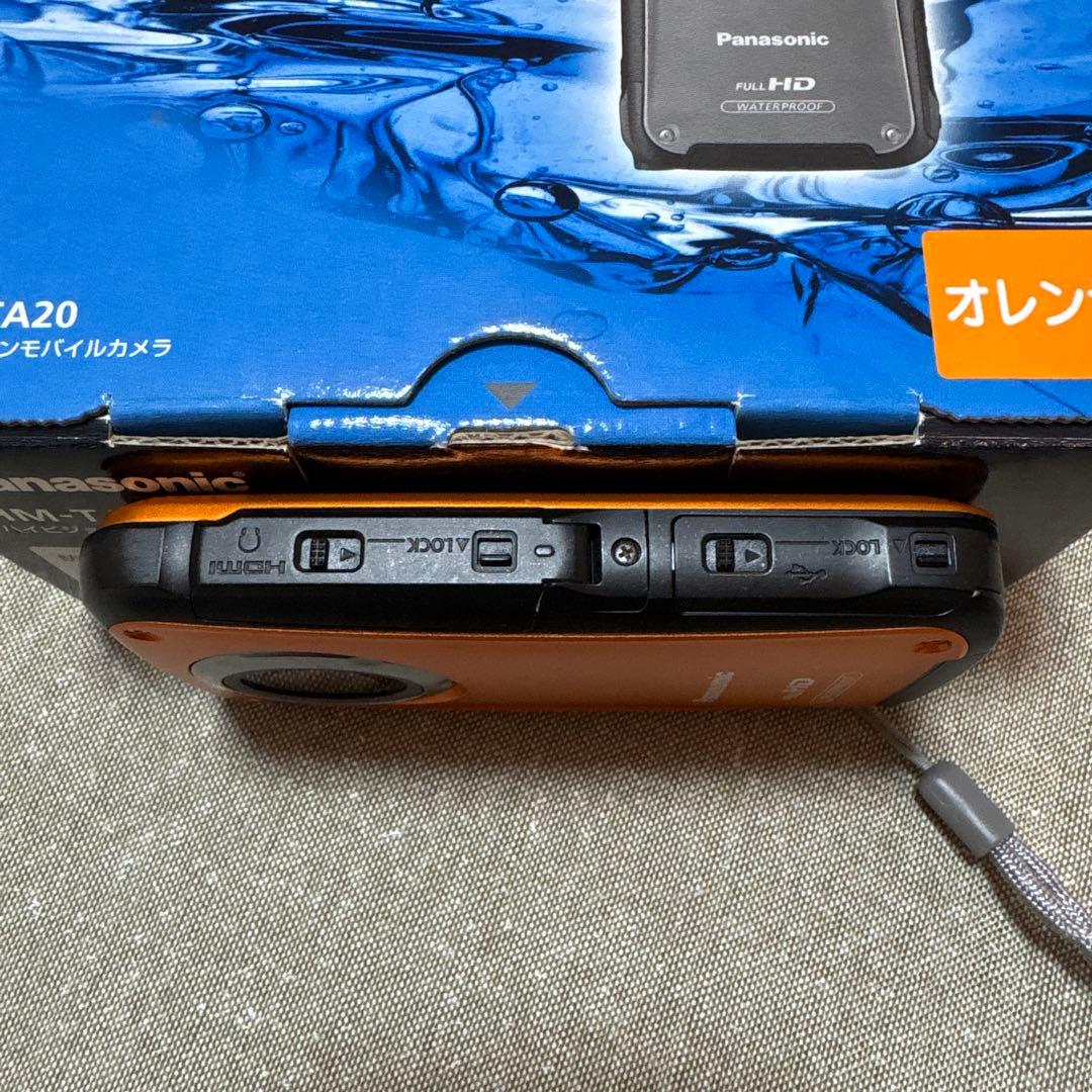 Panasonic HM-TA20 フルHD 耐衝撃　防水 水中動画撮影可　取説