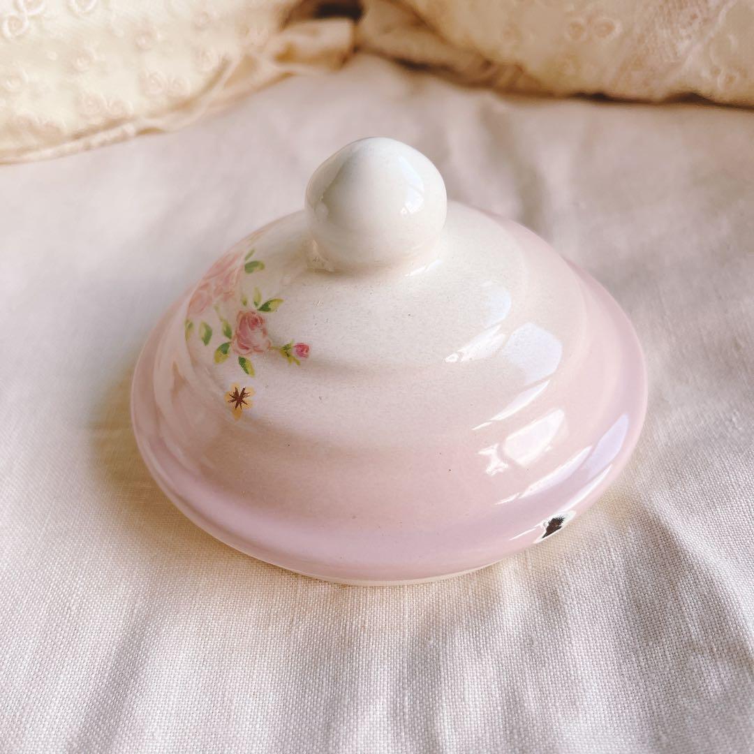 お値下げ♡イマンポーレットホーローキャニスターマニーローズ雑貨ニトリアンティーク