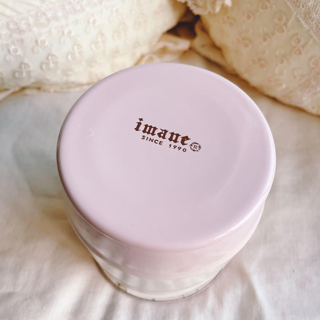 お値下げ♡イマンポーレットホーローキャニスターマニーローズ雑貨ニトリアンティーク