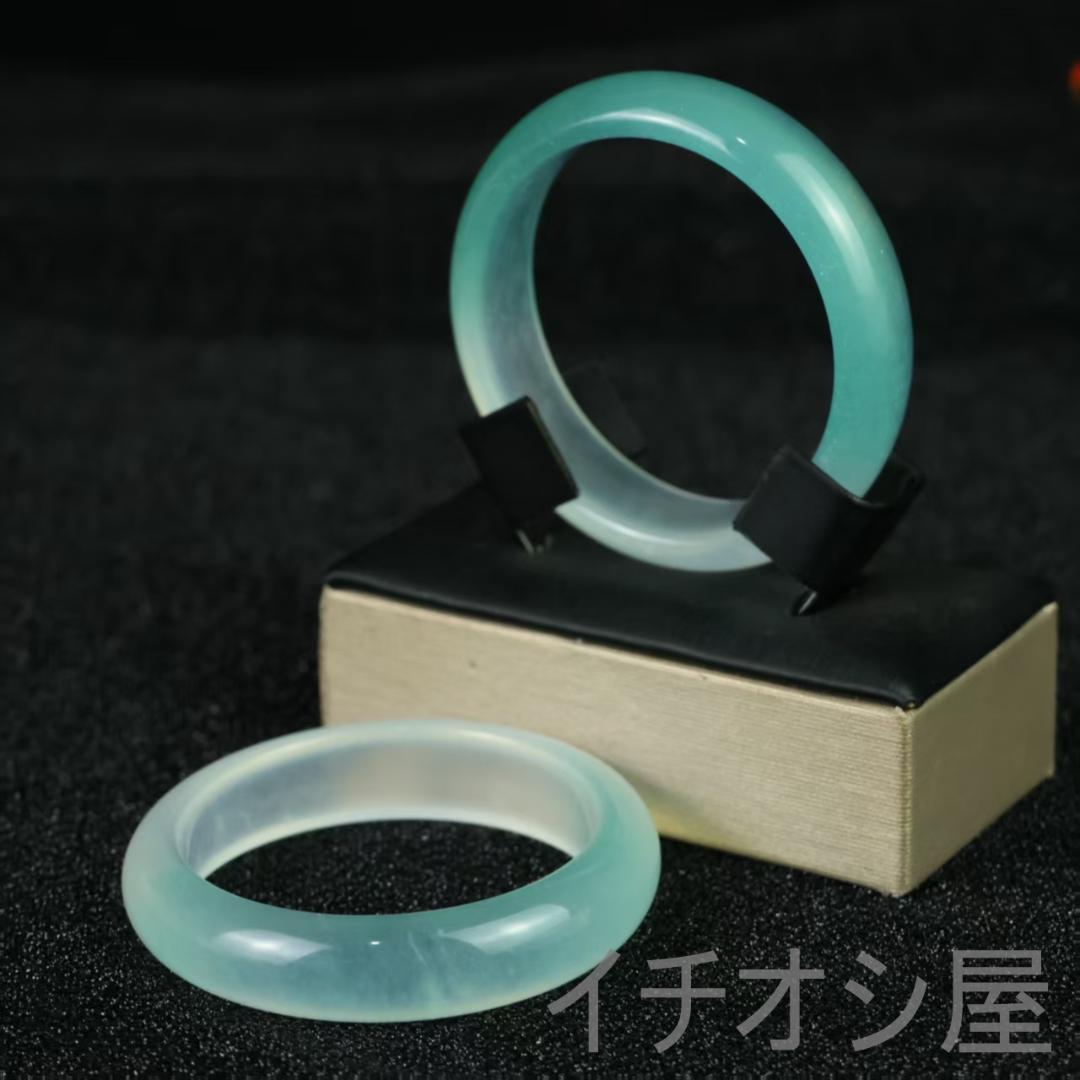 中国古美術 翡翠 氷種 扁条バングル 玉器 腕輪 お守り 装身具 魔除け ギフト