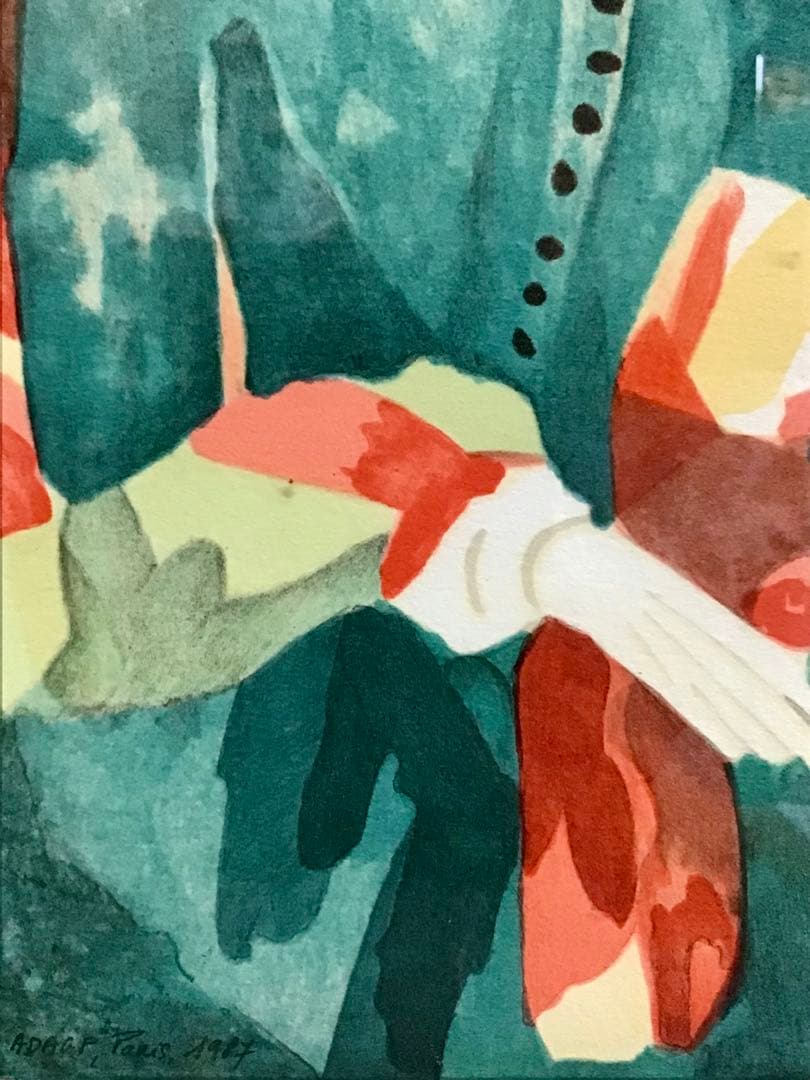 管324☆マリー・ローランサン☆椿姫☆複製画☆フランス