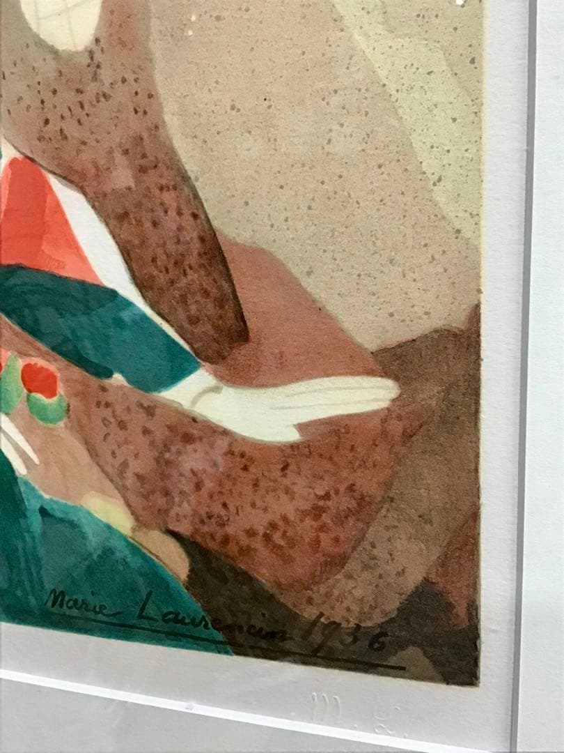 管324☆マリー・ローランサン☆椿姫☆複製画☆フランス