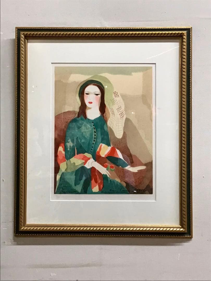 管324☆マリー・ローランサン☆椿姫☆複製画☆フランス