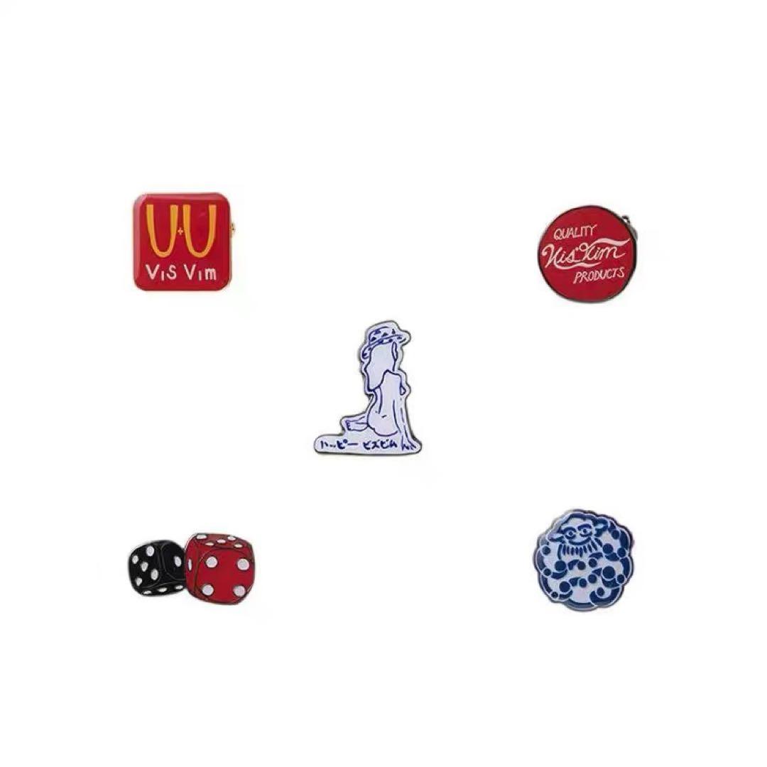 visvim pins 五つセット