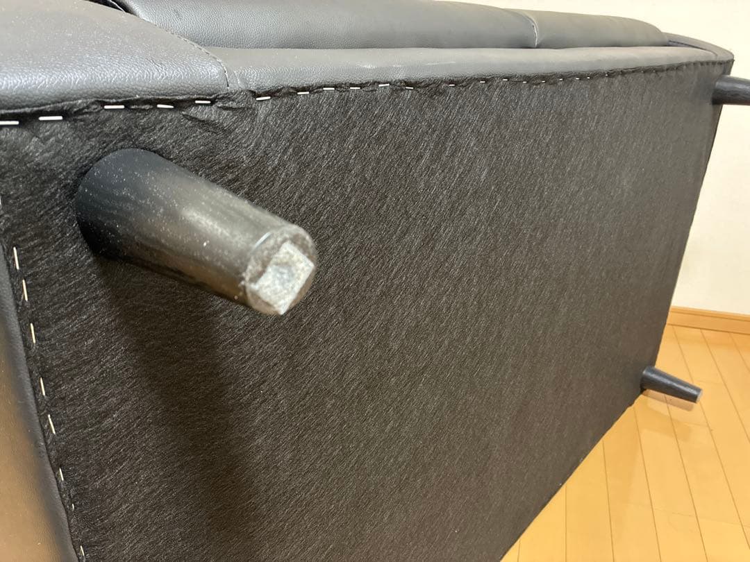 N-Shed MK02KD ブラック 2人掛けソファ　BK(ブラック)