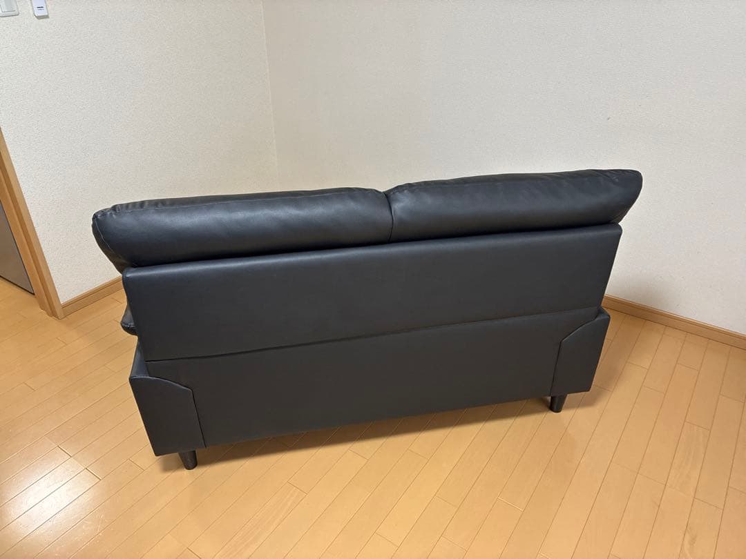 N-Shed MK02KD ブラック 2人掛けソファ　BK(ブラック)