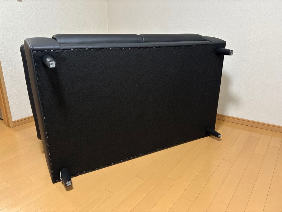 N-Shed MK02KD ブラック 2人掛けソファ　BK(ブラック)