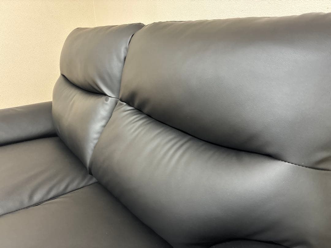 N-Shed MK02KD ブラック 2人掛けソファ　BK(ブラック)