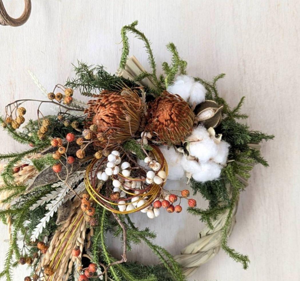 専用＊迎春2025フォルモーサ＆コットン 正月飾り(ドライ)