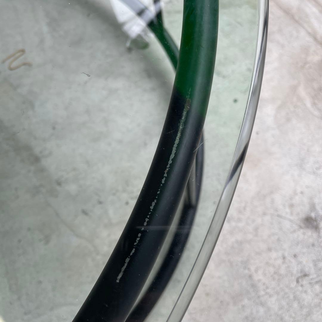 フクラ　2人掛けソファ　グレー　ペイズリー　ガラス　ローテーブル　ブラック