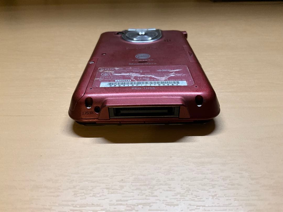 SONY CLIE PEG-TH55 レッド 動作品 付属品完備 MS付き