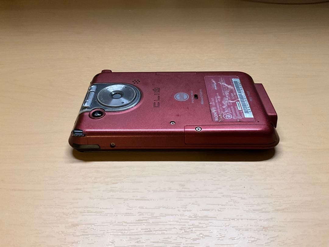 SONY CLIE PEG-TH55 レッド 動作品 付属品完備 MS付き