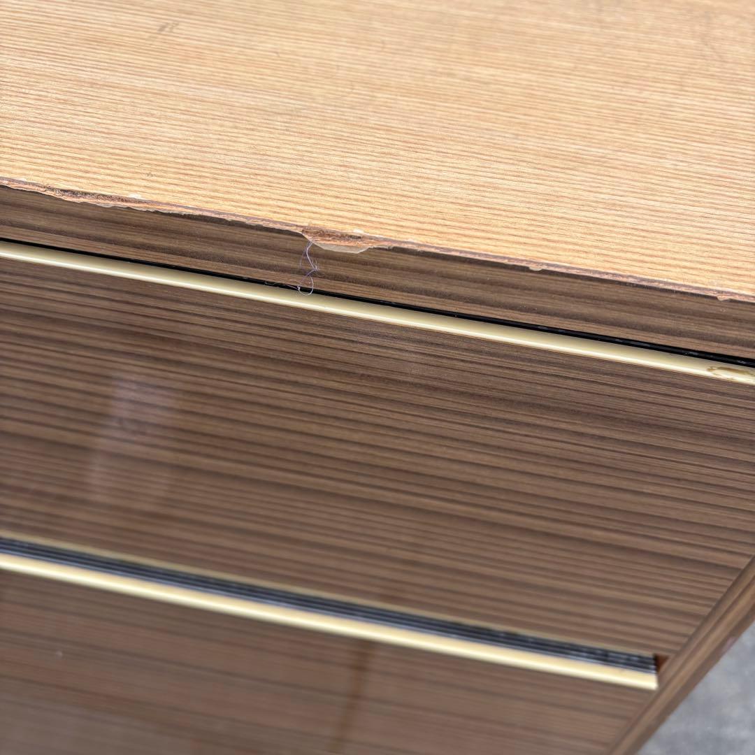 昭和レトロ 6段チェスト 木目調 タンス 引き出し収納 レトロ家具 古家具古道具