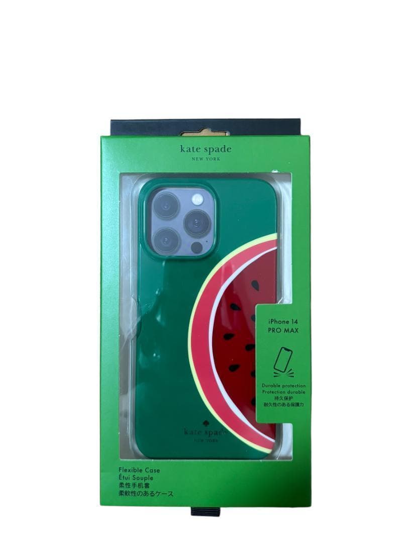 新品★ケイトスペード iphone14 promax ケース ウォーターメロン