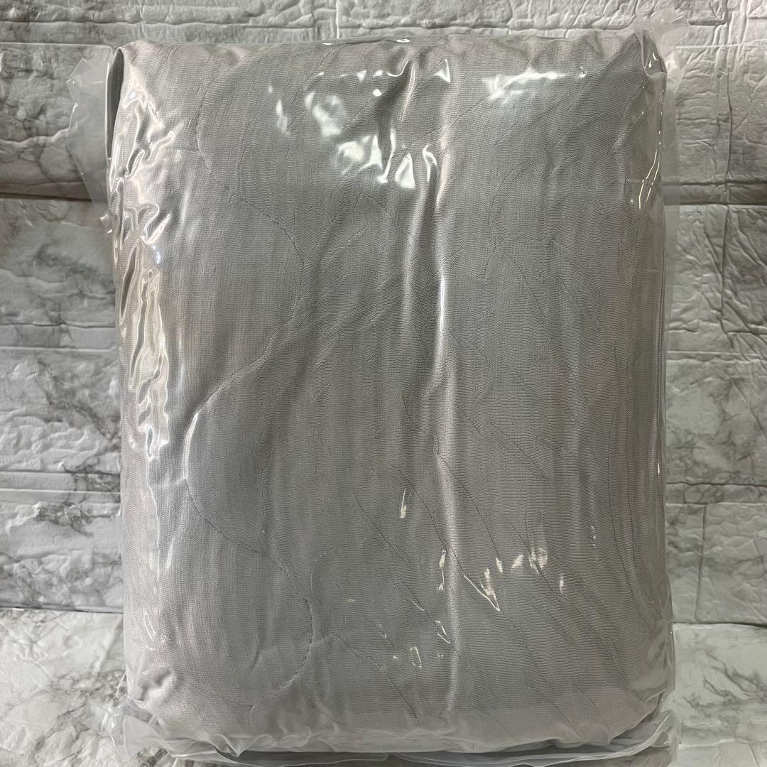 肌掛け布団 掛け布団 キルケット 接触冷感 洗濯可 抗菌 シングル グレー 2個