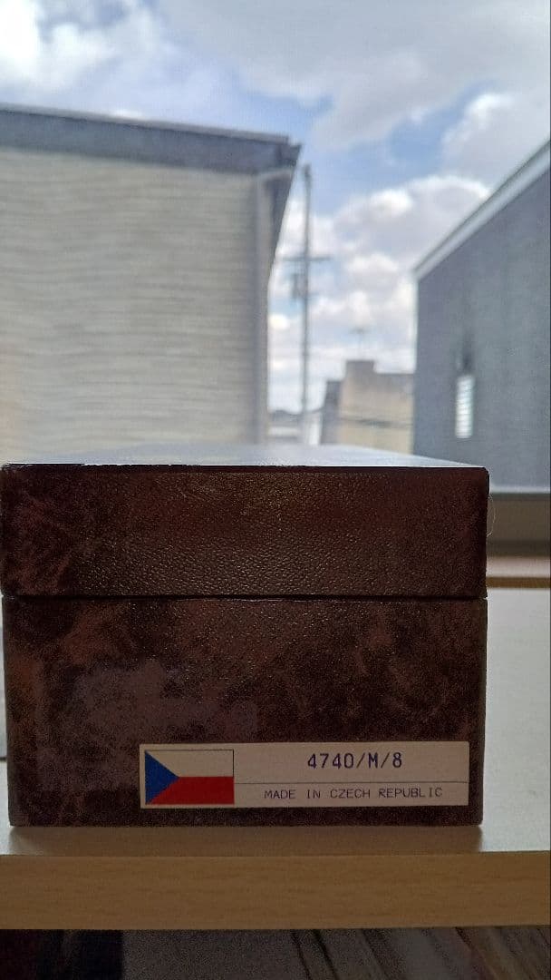 BOHEMIAクリスタルガラス花瓶 カットデザイン 約25cm
