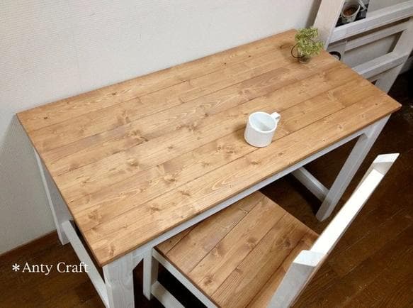 【引取可能】作業台 キッチン台 PC台 幅110cm LO/W 完成品