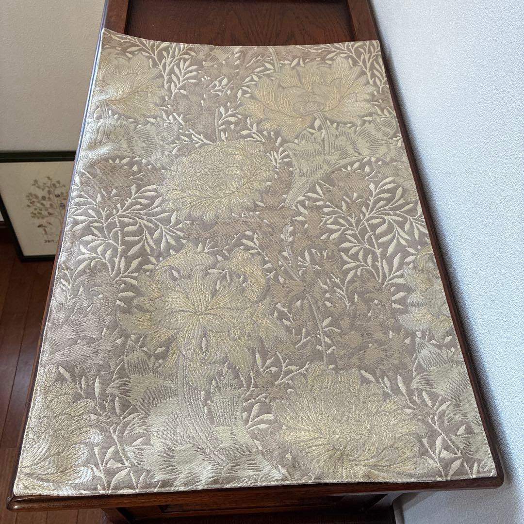 もも　エプロン　リネン51 ウィリアムモリステーブルセンター