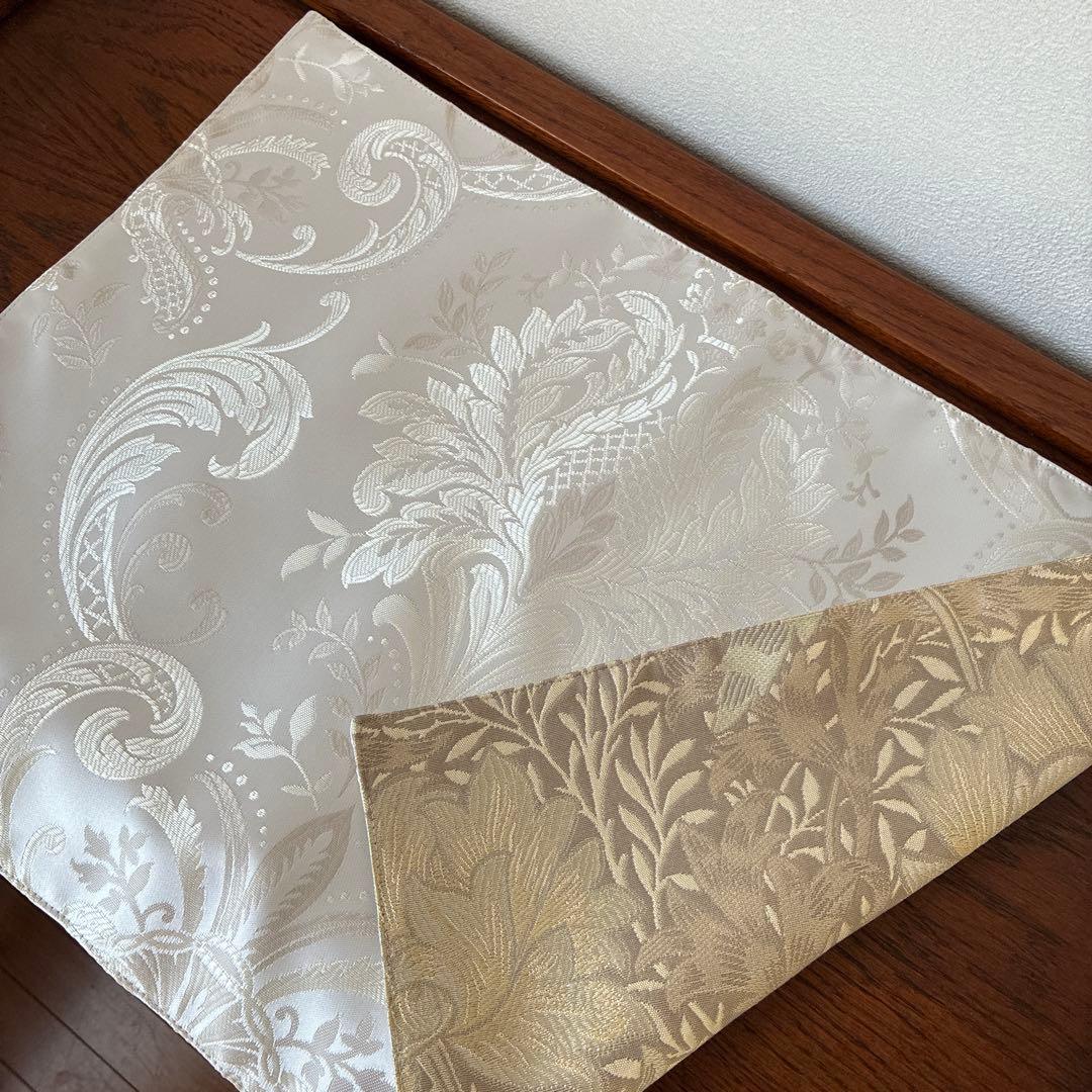 もも　エプロン　リネン51 ウィリアムモリステーブルセンター