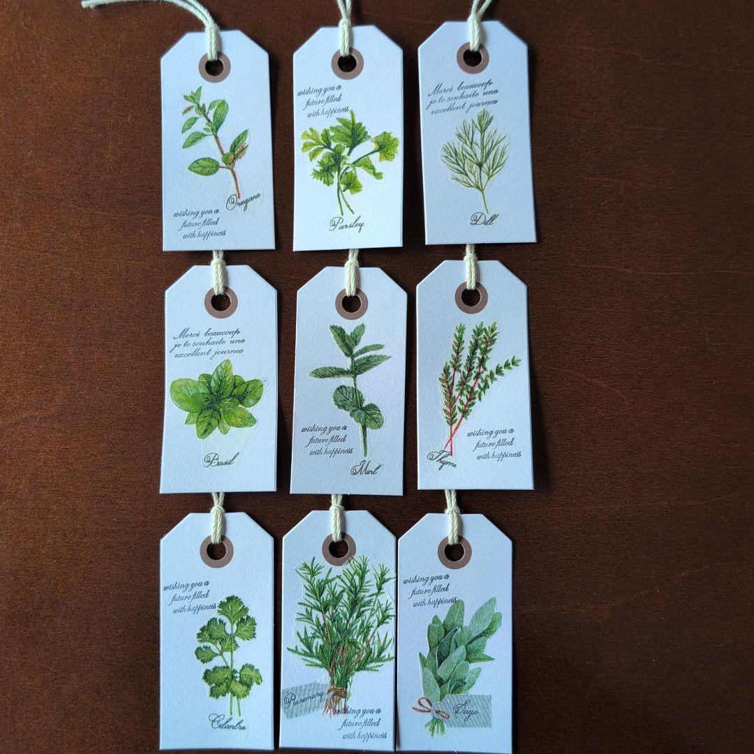 紙タグ〜ハーブ〜
