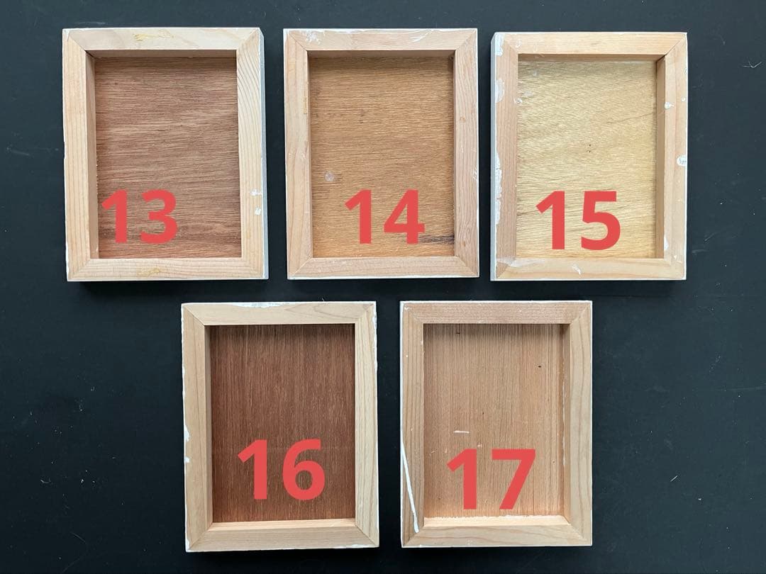 画材、木製パネル、各種17枚 ⚠️4点以上にて分割販売可能