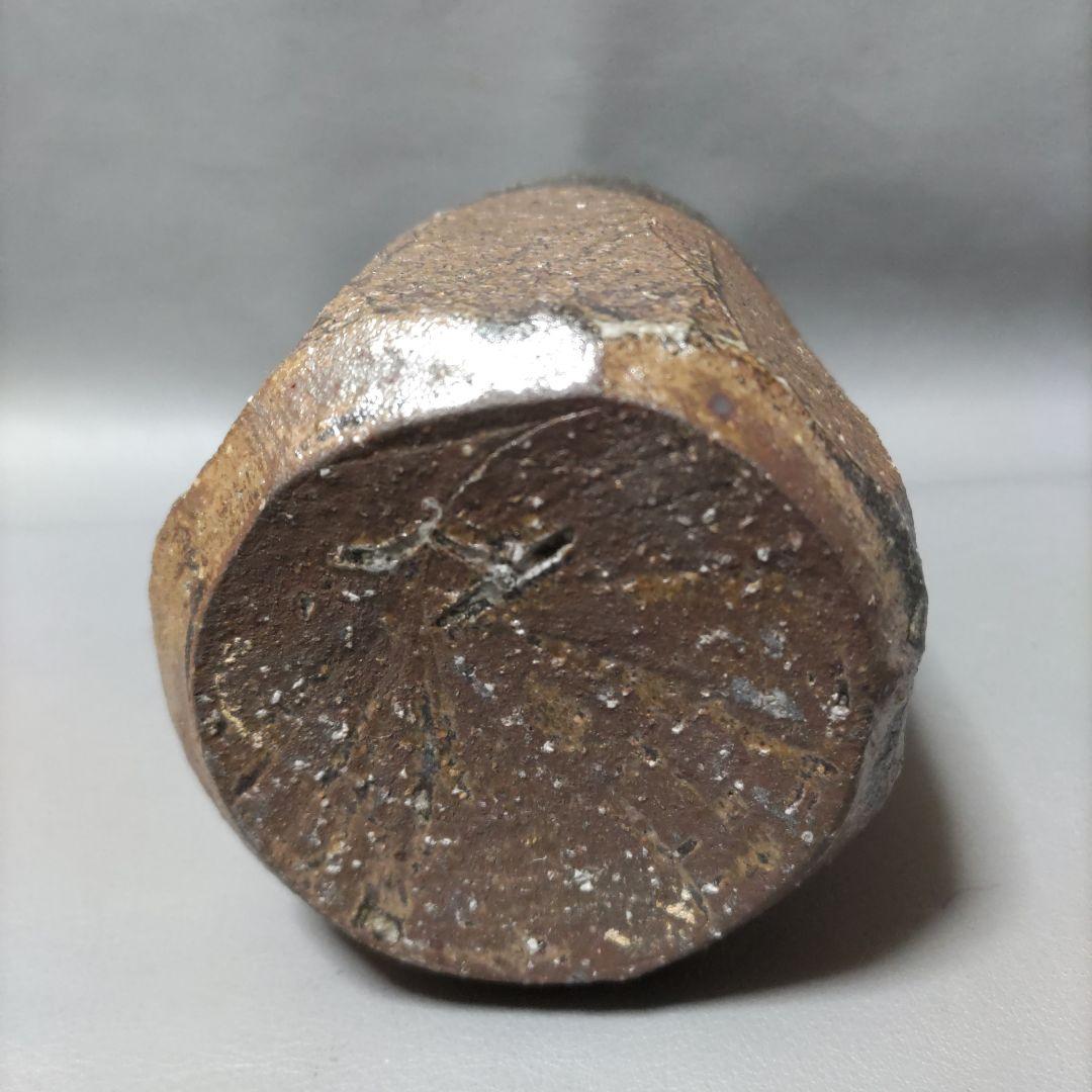 常滑焼　灰釉花入