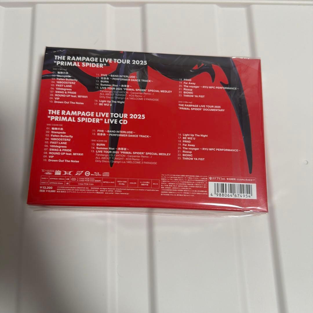 ミュージシャン THE RAMPAGE LIVE 2025 PRIMAL SPIDER