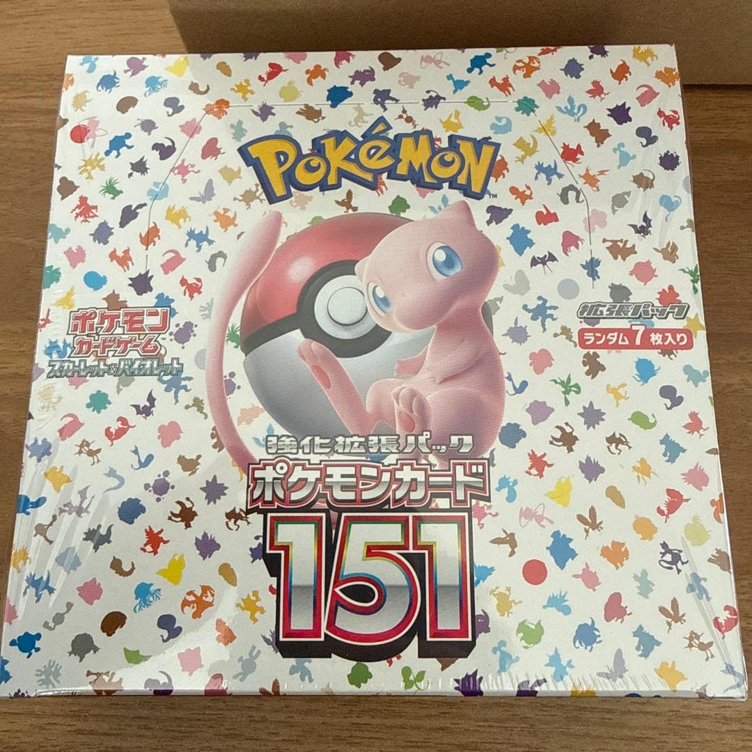 【ポケセン産】ポケモンカード151box シュリンク付き