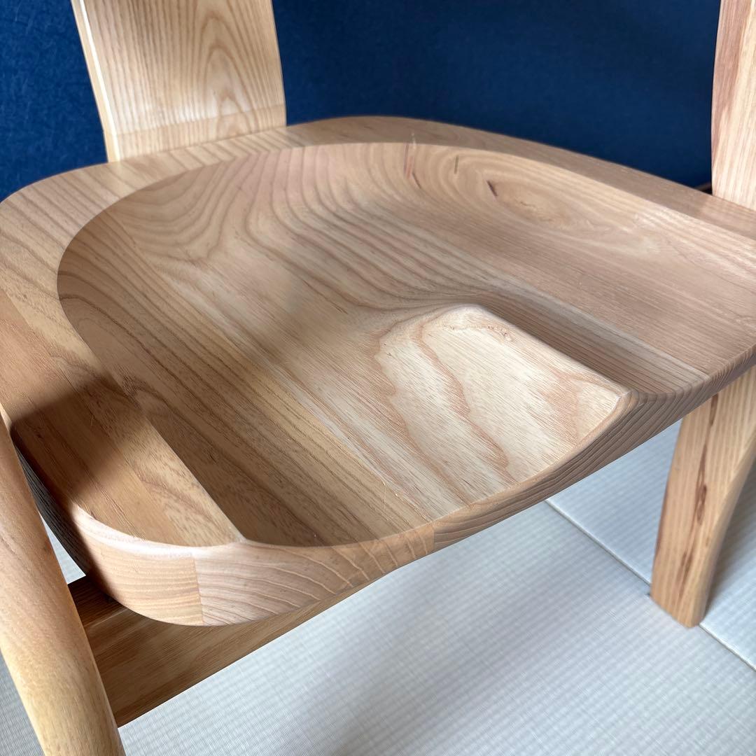 ナチュラルウッドアームチェア 大川家具　1脚