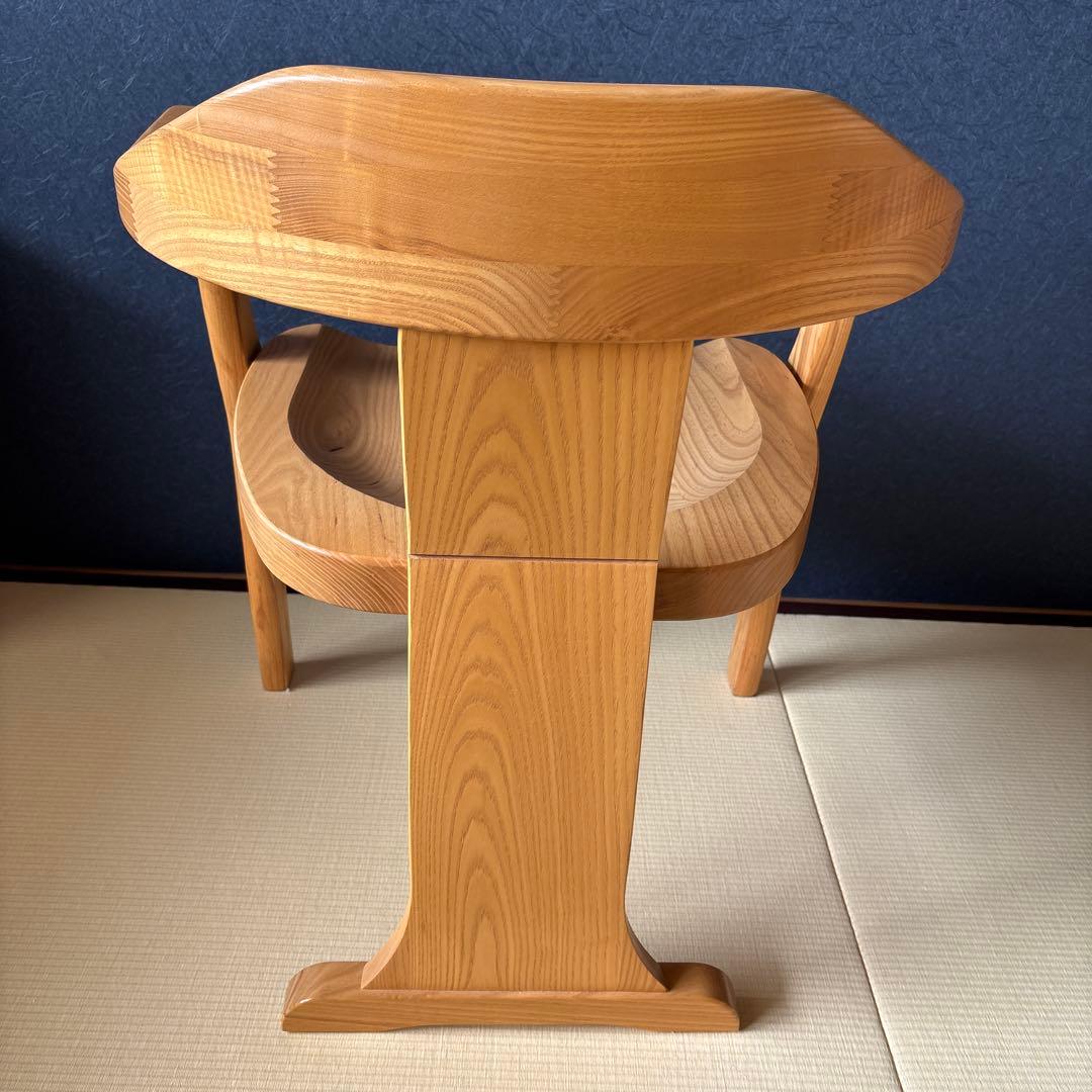 ナチュラルウッドアームチェア 大川家具　1脚