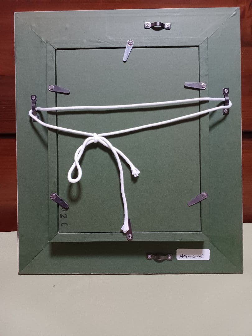 井口由多可 『湖畔の秋』　油彩　F0号　美品　　一枚の絵　現代洋画精鋭選抜展金賞