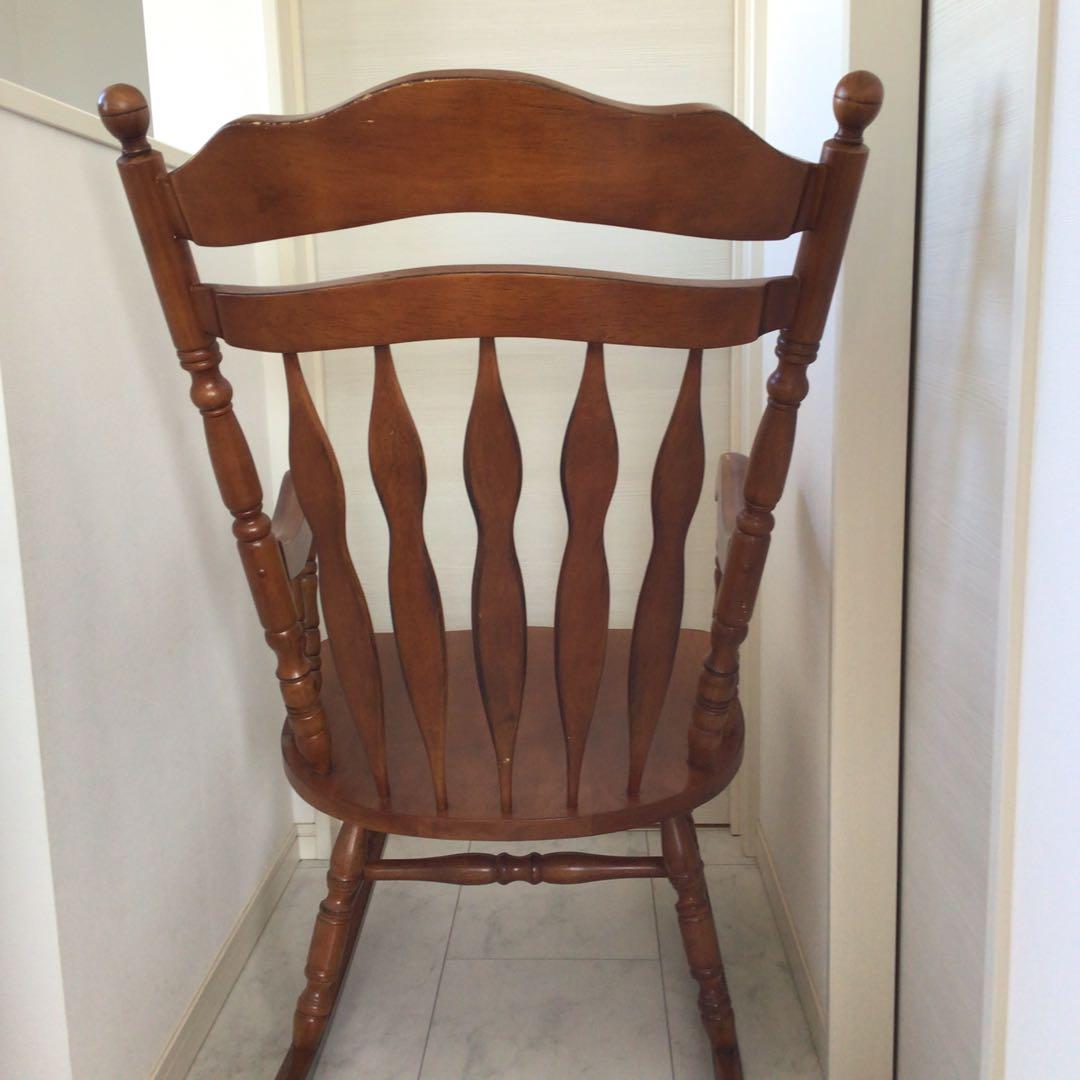 木製クラシックロッキングチェア