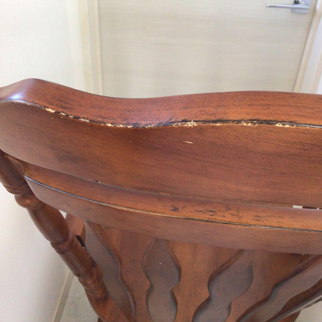 木製クラシックロッキングチェア