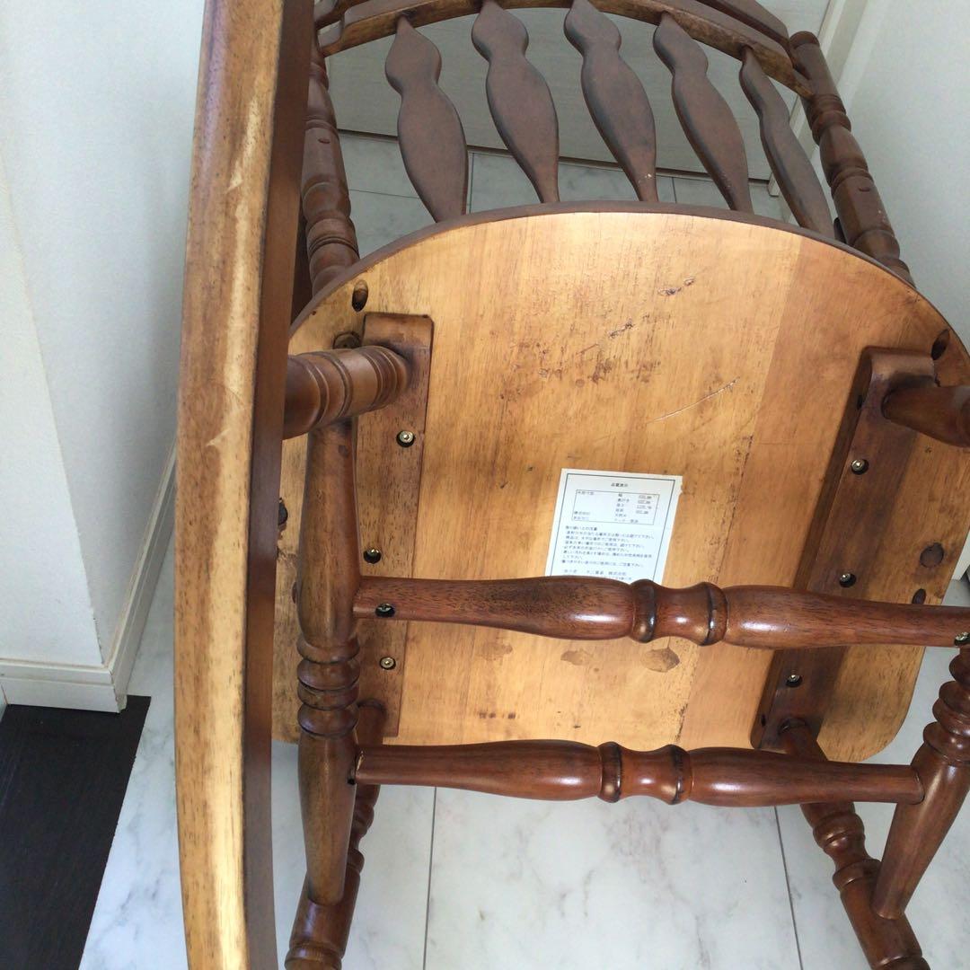 木製クラシックロッキングチェア