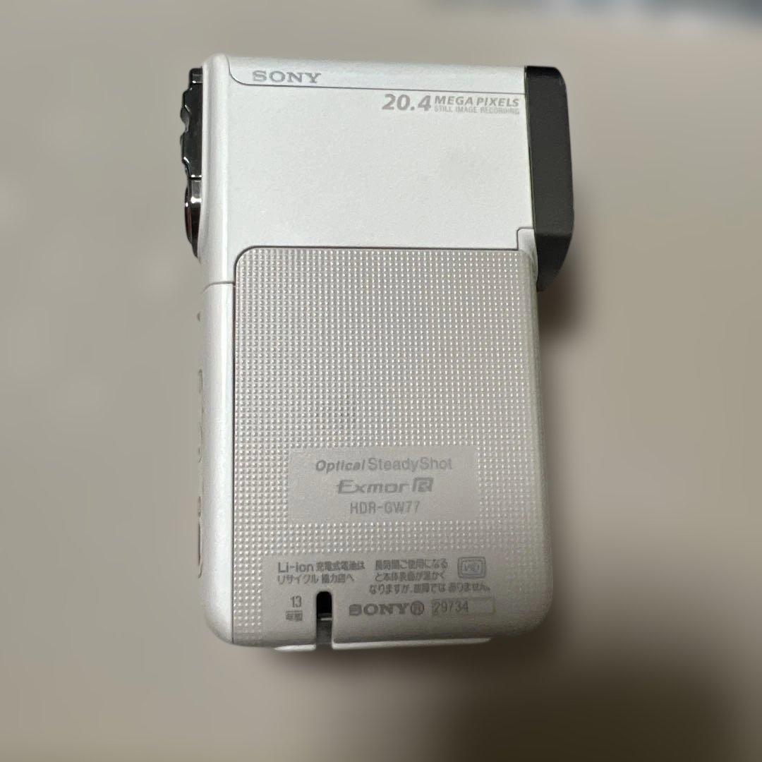 SONY ハンディカムHDR-GW77V ホワイト