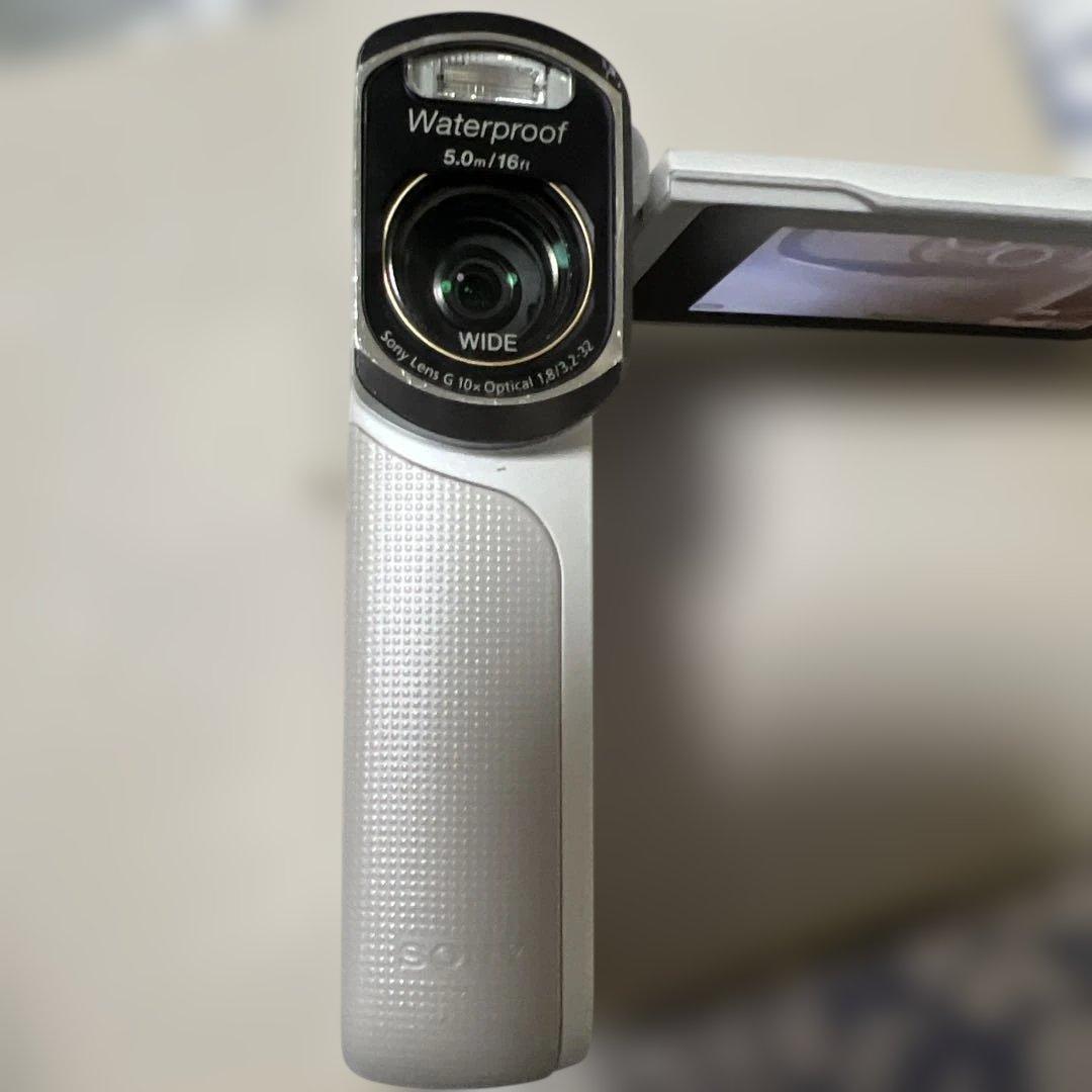 SONY ハンディカムHDR-GW77V ホワイト