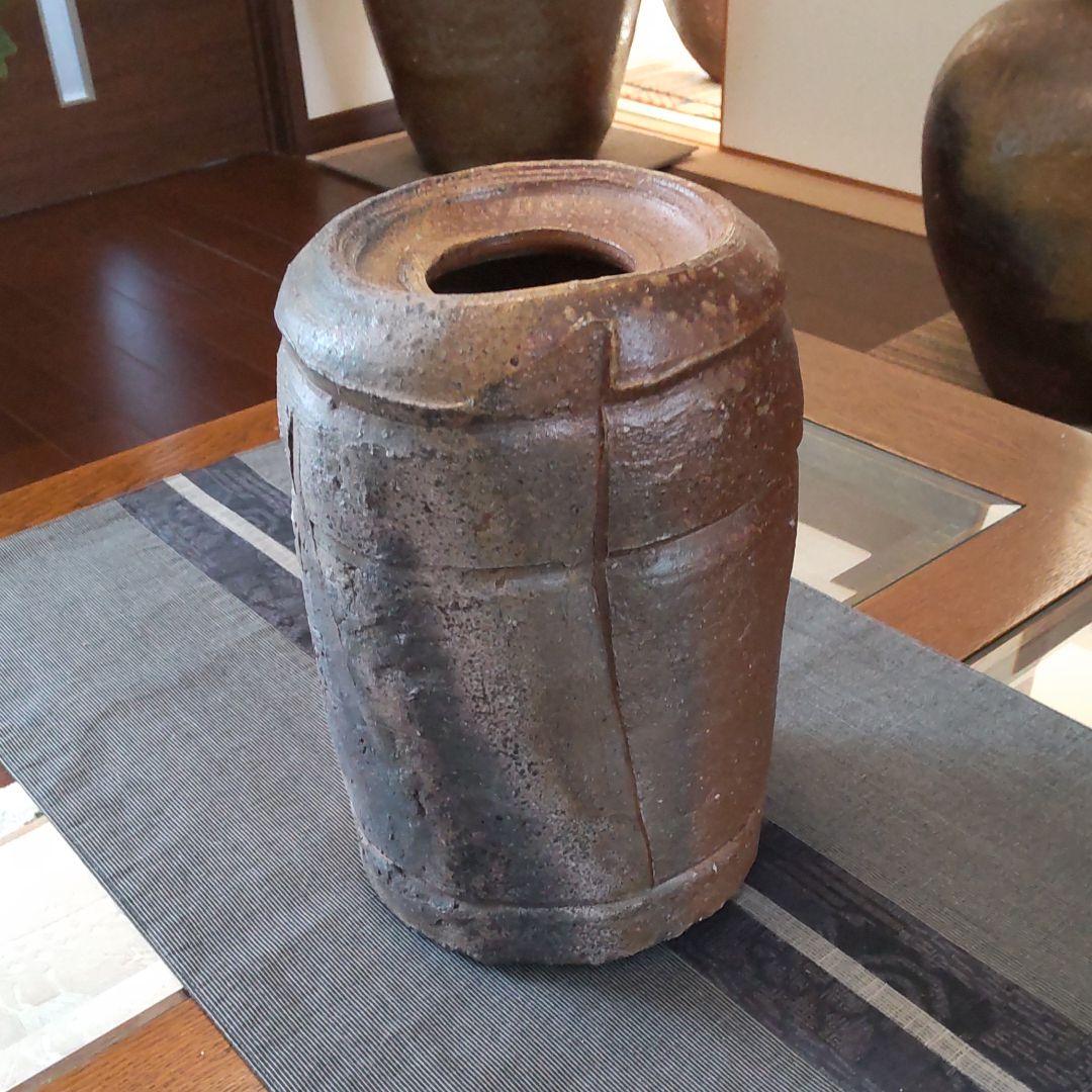 花器　53　備前焼