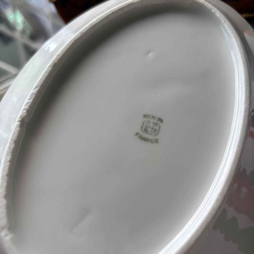 現地購入！Charles Pillivuyt & Cie オーバル皿