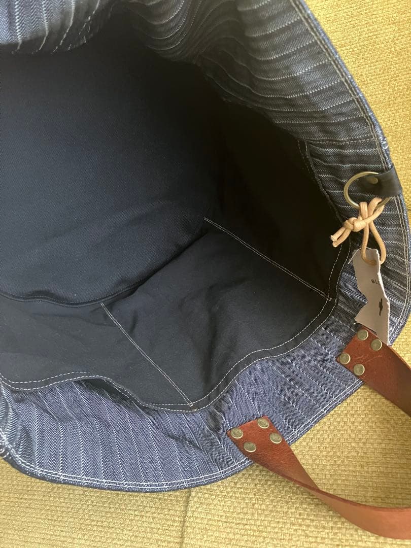 大人気ハンドメイド作家さん 大人シンプルデニムバッグ