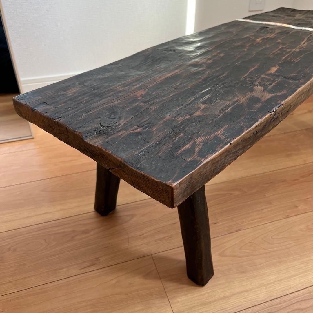 一枚板　ベンチ　テーブル　棚