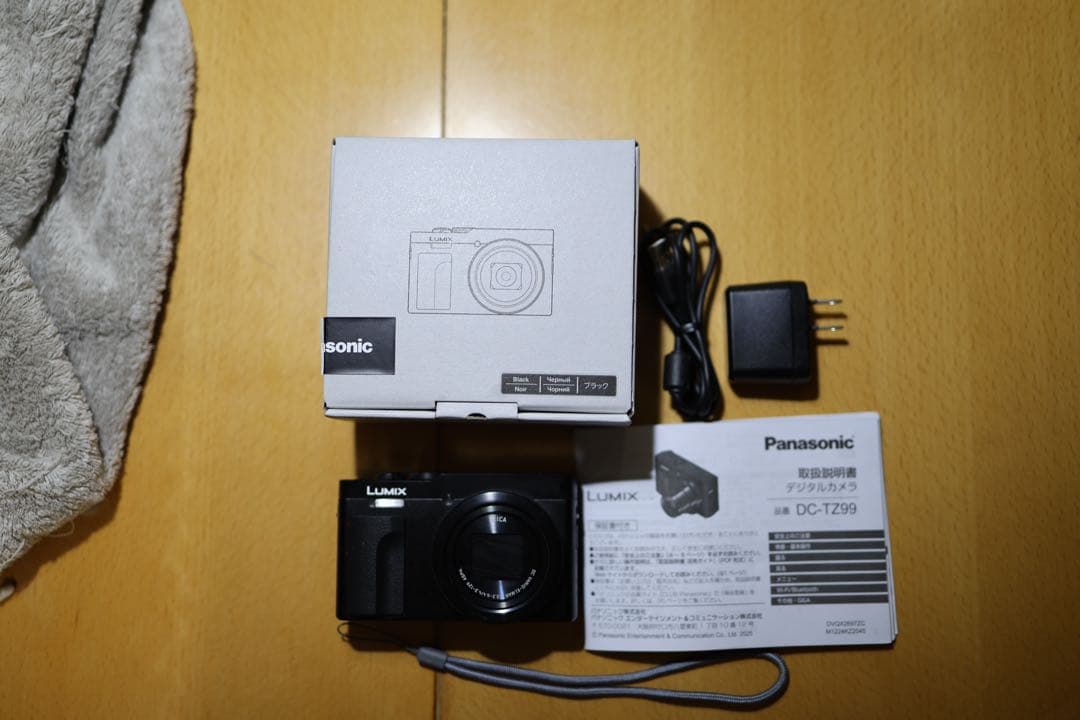 美品 Panasonic LUMIX DC-TZ99 ブラック コンデジ