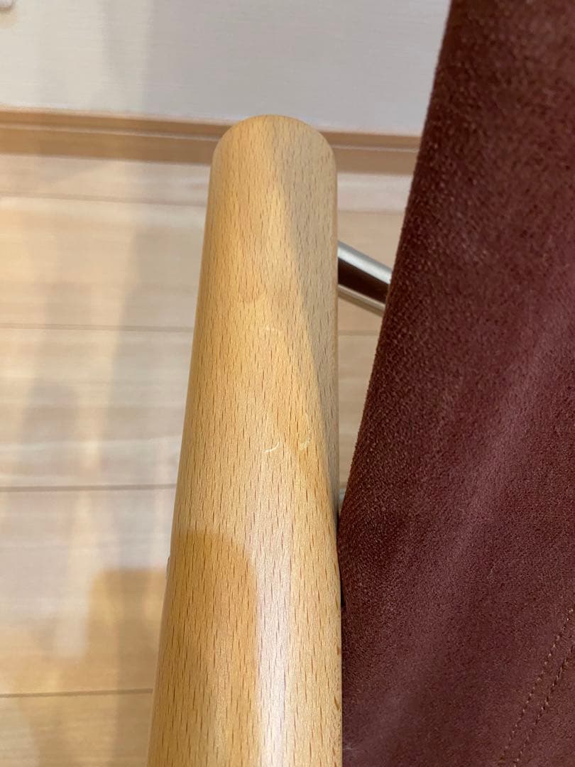 Nychair X ニーチェアエックス+オットマン　ナチュラル×バーガンディ