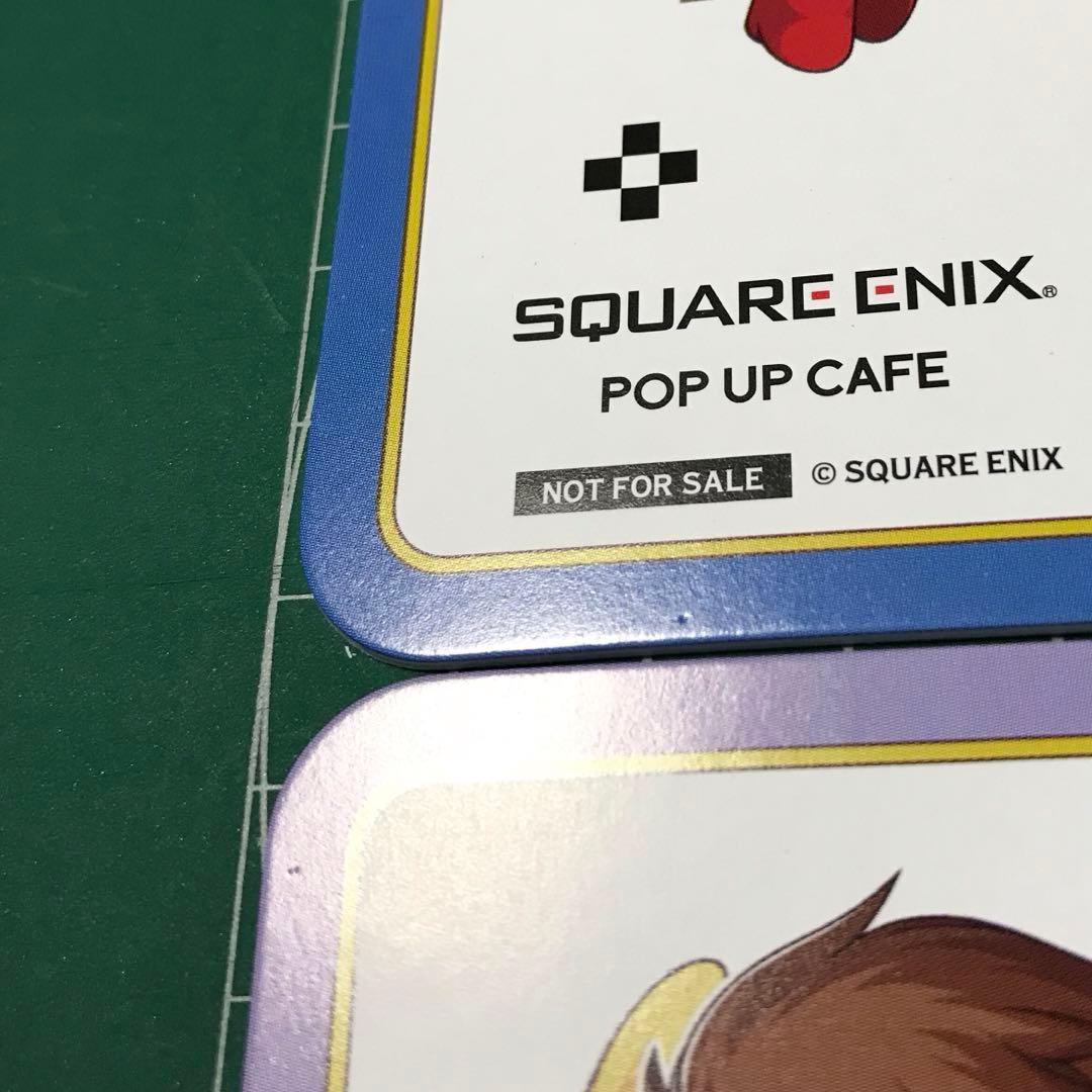 7点　FF　ファイナルファンタジー　ピクセルリマスター　コラボカフェ　コースター