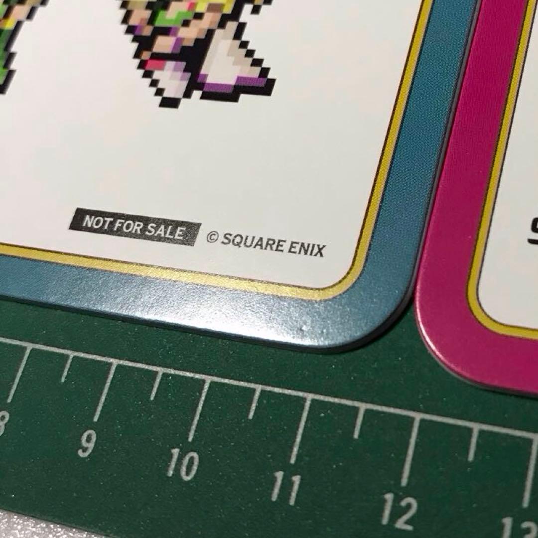 7点　FF　ファイナルファンタジー　ピクセルリマスター　コラボカフェ　コースター
