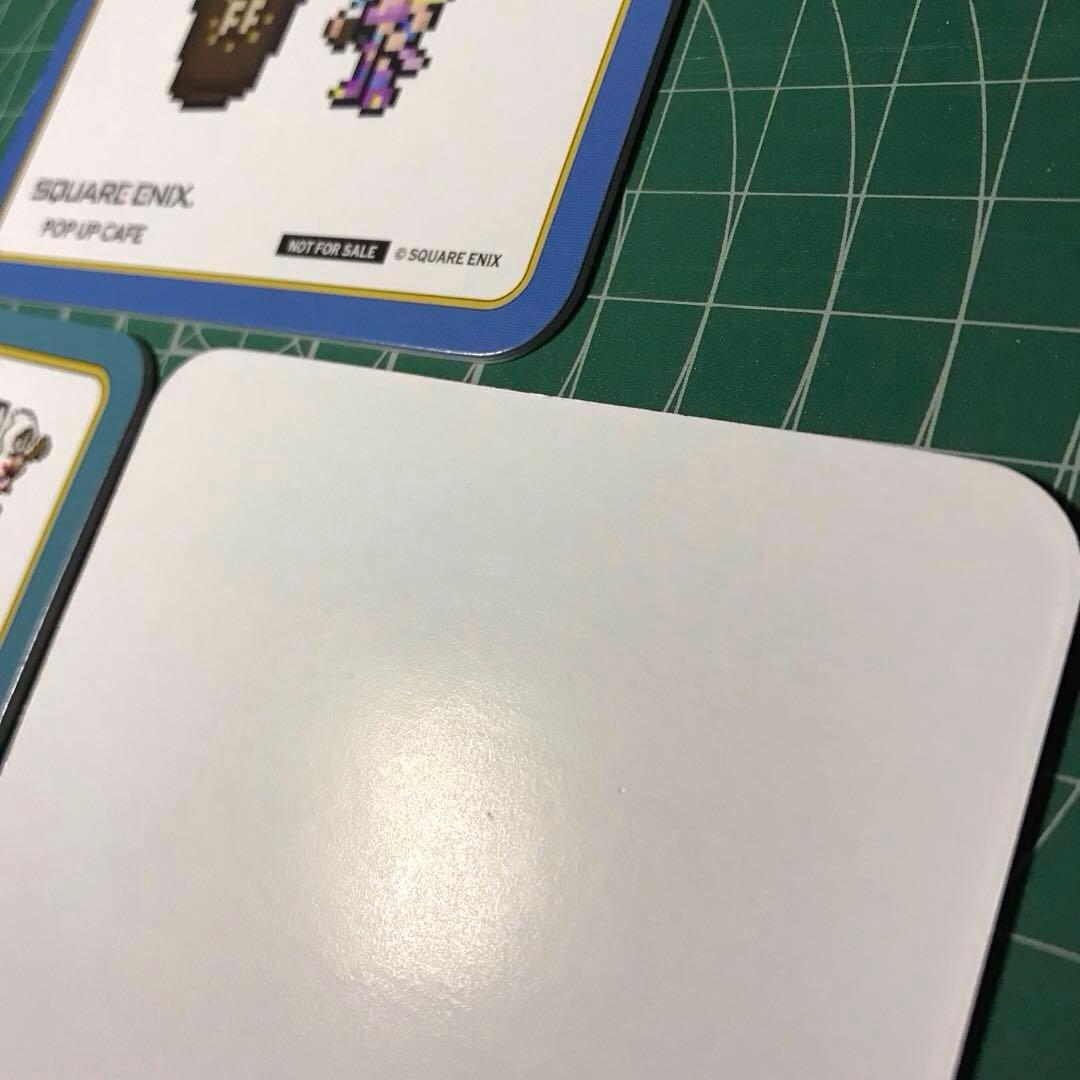 7点　FF　ファイナルファンタジー　ピクセルリマスター　コラボカフェ　コースター
